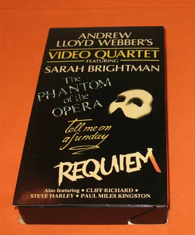 VHS Tape - The Phantom of the Opera -TELL ME on a SUNDAY- 1 Tape Movie - Vintage Viewed Once - Like...