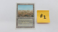 SCRUBLAND MAGIC MTG REVISED DUAL LAND ( 80% FACE TO FACE ) LP #2