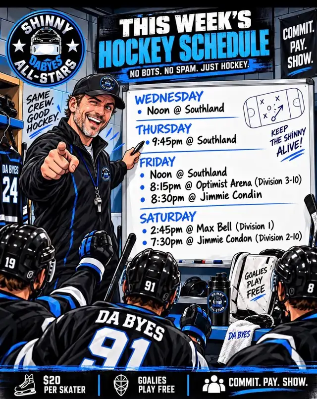 hockey/ shinny 