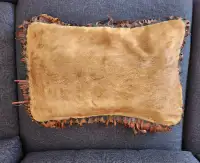 Genuine Gazelle Hide Decorative Pillow