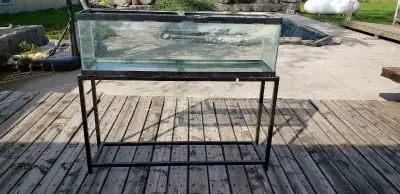 50 gal fish tank, needs new silicone. Comes with stand, View more