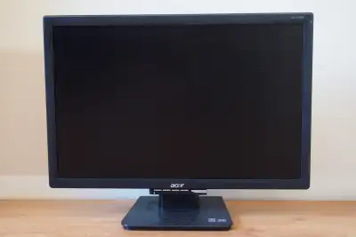 Acer AL2216W. DVI and VGA inputs