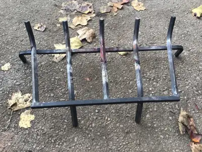 25” wide -  Solid iron Fireplace Grid for Firewood, View more
