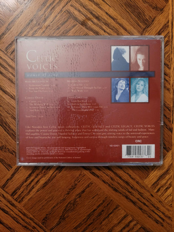 Celtic Voices Women Of Song - VA  CD near mint  $1.00 in CDs, DVDs & Blu-ray in Saskatoon - Image 2