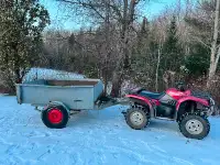 Remorque pour la chasse / pour VTT / de ferme 6 1/2’ X 5’