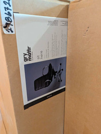New in box, Gry Mattr desk office task chair, Black, roller