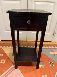 Small Brown Night Stand / Side Table