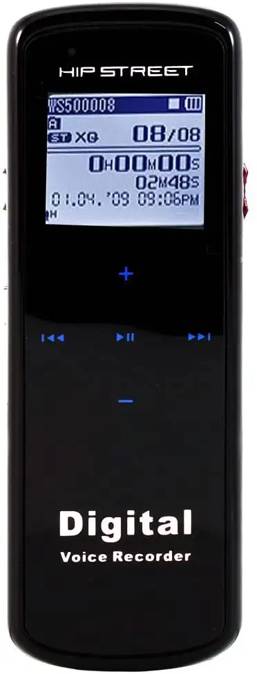 Compact voice/music recorder, View more