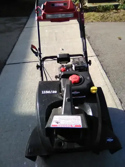 Craftsman 1222EE  Snow blower, View more