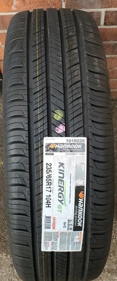 ***SEE AD DETAILS BELOW*** 235/65R17V XL HANKOOK KINERGY GT H436 ALL SEASON TIRES $152 each plus 13%...