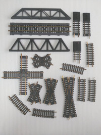 Ho scale model train track items SEE AD