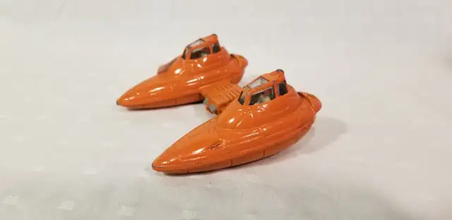 Orange die-cast twin pod cloud car 1980 Lucas Star Wars ESB ~3”L in Toys & Games in Ottawa - Image 5