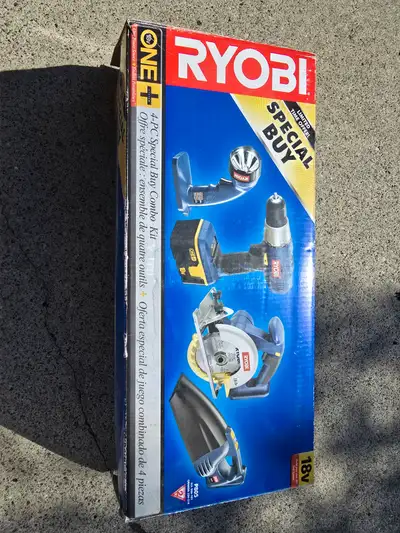 RYOBI COMBO CORDLESS KIT, View more