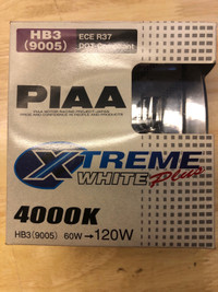 HB3(9005) PIAA XTREME WHITE PLUS 4000K replacement bulbs