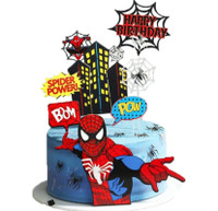 Birthday cakes, spiderman, oh baby, unicorn, avengers  