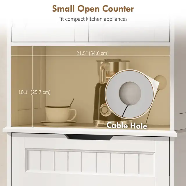 68" Tall Kitchen Pantry Cabinet in Hutches & Display Cabinets in Markham / York Region - Image 6