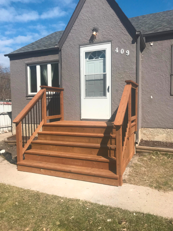 decks and front porches aluminum rail composite in Decks & Fences in Winnipeg - Image 3