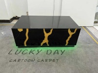 Brand new coffee table with led light for sale . City of Toronto Toronto (GTA) Preview