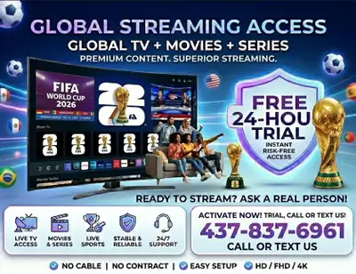 4K UHD Streaming plans available, View more