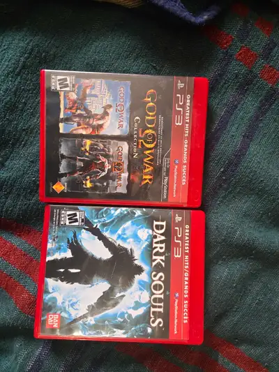dark souls 1 and God of war collection of 1&2, View more