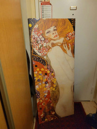 Gustav Klimt Water Serpents II canvas (plastic durable material)