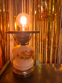 Vintage Floral Lamps