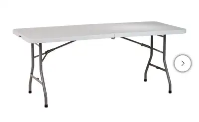 lifetime 6ft  folding Table 1 pc, View more