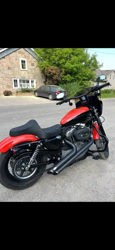 2008 Harley Davidson Nightster 1200 club style -Bike is stage one from Harley Davidson with a scream...