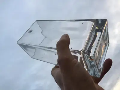 Unique glass vase for $15. Glassware. I deliver!, View more