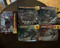  Marvel zombie figures lot of five