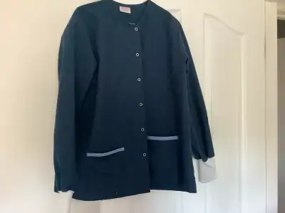 One navy color and one white. Like new