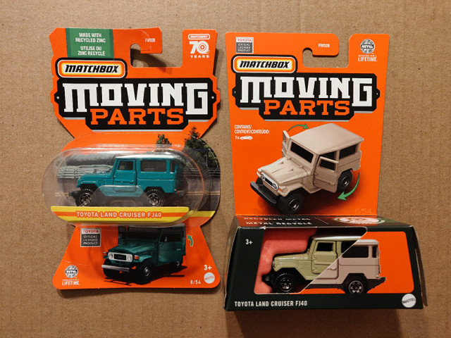 New Matchbox Moving Parts Toyota Land Cruiser FJ40 1:64 diecast in Toys & Games in City of Toronto