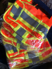 NEW!! Orange safety vests for sale 