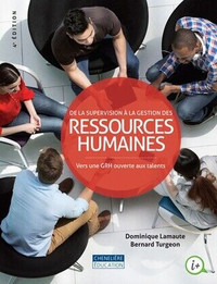 De la supervision à la gestion des ressources humaines 4 édition