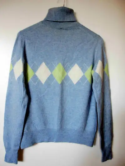 TSW95  Women’s Cashmere Blue Turtleneck Size M, View more