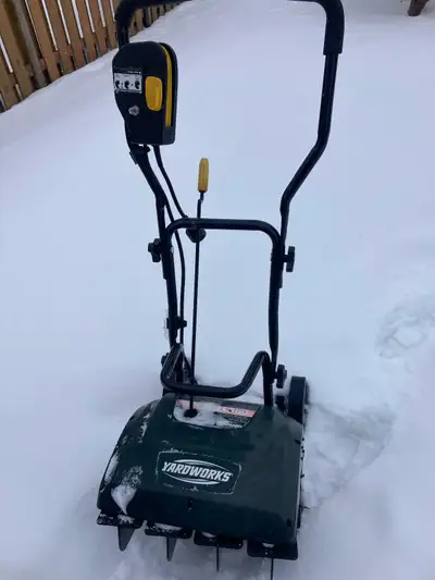 Yard works electric snow blower 9 amp 16”, View more