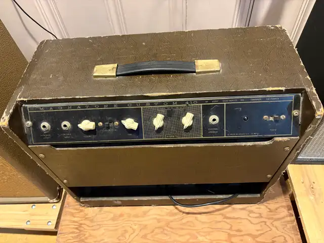 vintage Magnatone 410 amplifier  in Amps & Pedals in Oshawa / Durham Region - Image 4
