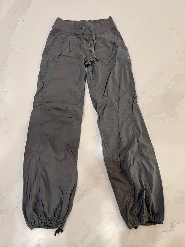 Lululemon dance studio pants (unlined), size 4 grey in Women's - Bottoms in Edmonton - Image 3