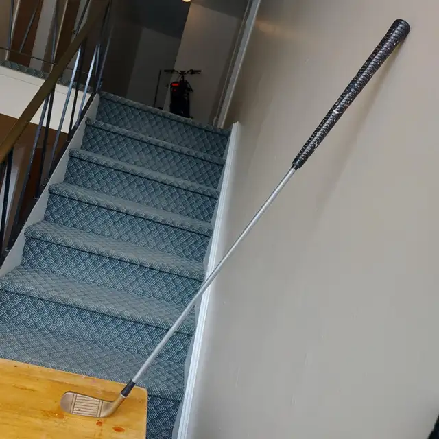 Vintage Brass Dual Sided/Reversible Chipper Club (LH/RH) - $30 in Golf in Belleville - Image 6