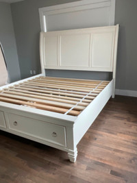 King bed Frame with storage drawers