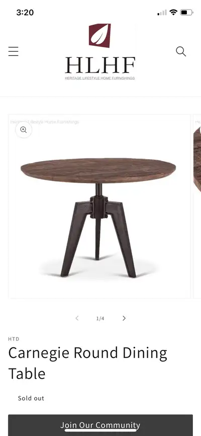 Reclaimed Teak Dining Table, View more