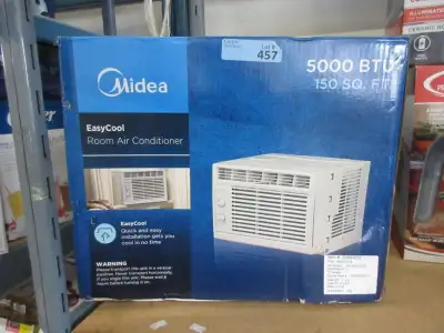 Midea 5,000 BTU Window Air Conditioner 150 sq ft With Remote