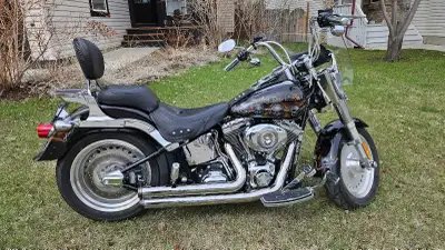 Up for sale is my 2008 Harley-Davidson Fat Boy, purchased brand new by me in 2008. This bike has bee...