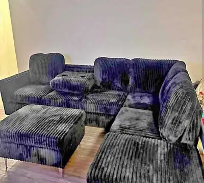 Brand new corduroy couch , View more