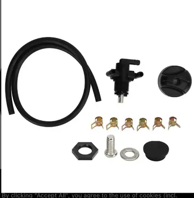A new motorcycle fuel tap petcock switch with a gasoline fuel filter. This kit includes all necessar...