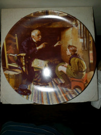 Norman Rockwell collector plate