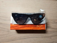 BRAND NEW Maui Jim Ekolu (Wayfarer Style) Sunglasses - Black