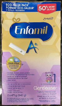 Enfamil A+ Gentlease Infant Formula (Powder Refill 942g)