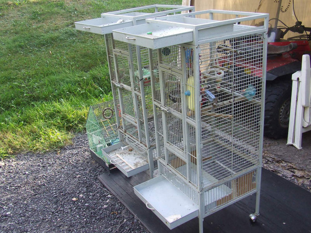 2 Deluxe Medium Bird Cages & 1 Small Cage in Accessories in Sudbury - Image 3