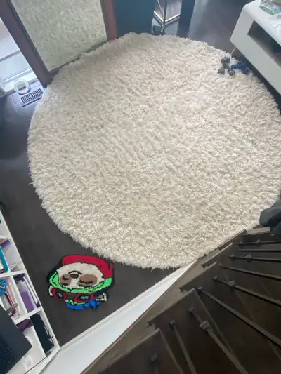 Infinite Shag Circular Rug, View more